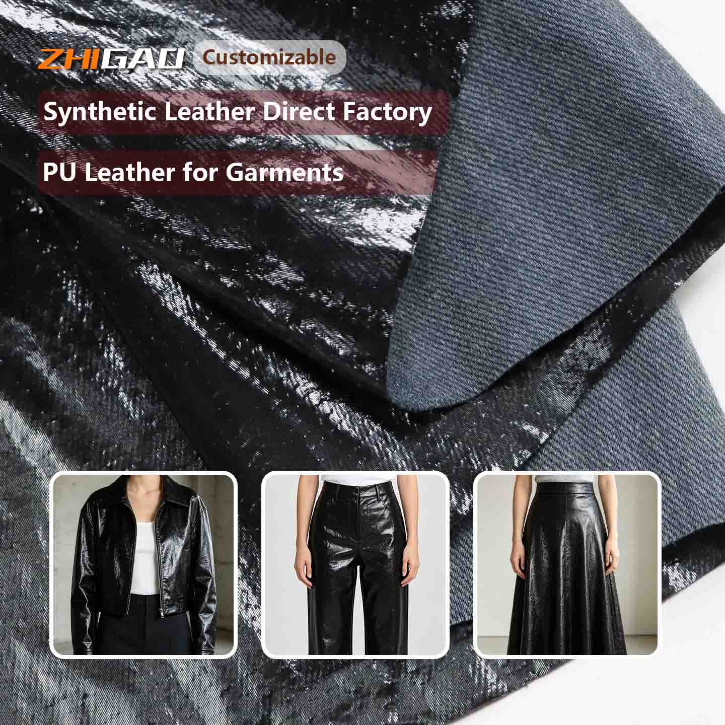 Garments Leather for Coats | Premium Coat PU Leather Fabric Wholesale | Xianggao Leather Factory